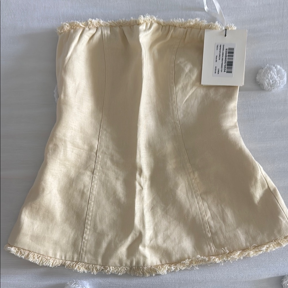 DISSH Zahara Lemon Linen Top
